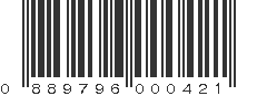 UPC 889796000421