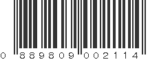 UPC 889809002114