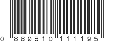 UPC 889810111195