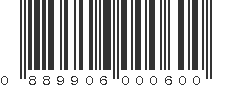 UPC 889906000600