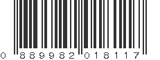 UPC 889982018117