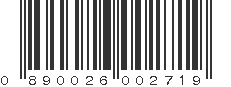 UPC 890026002719