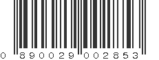 UPC 890029002853