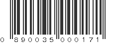 UPC 890035000171