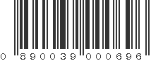 UPC 890039000696