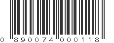 UPC 890074000118