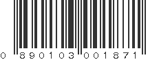 UPC 890103001871