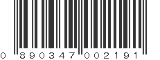 UPC 890347002191