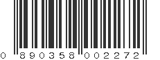 UPC 890358002272