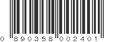 UPC 890358002401