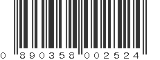 UPC 890358002524