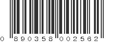 UPC 890358002562