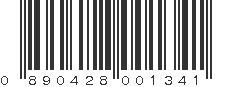 UPC 890428001341