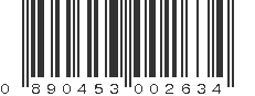 UPC 890453002634