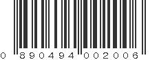 UPC 890494002006
