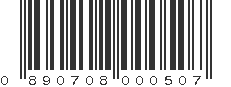 UPC 890708000507