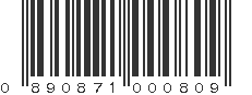 UPC 890871000809