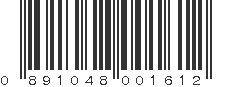 UPC 891048001612