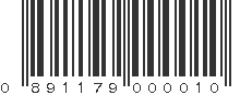 UPC 891179000010