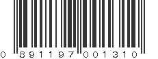 UPC 891197001310