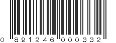 UPC 891246000332