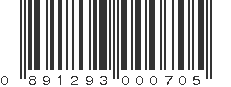 UPC 891293000705