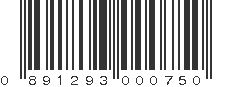 UPC 891293000750