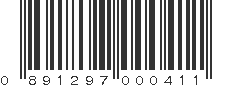 UPC 891297000411