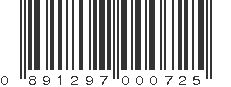 UPC 891297000725