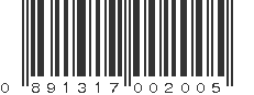 UPC 891317002005