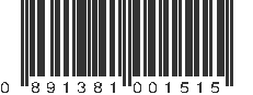 UPC 891381001515