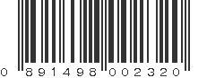 UPC 891498002320