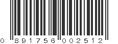 UPC 891756002512