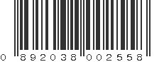 UPC 892038002558