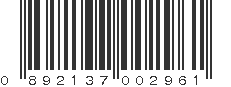 UPC 892137002961