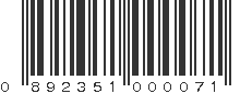 UPC 892351000071