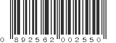 UPC 892562002550