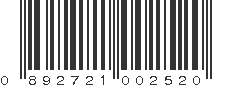 UPC 892721002520