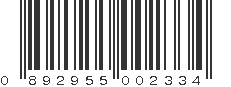 UPC 892955002334