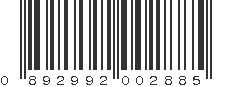 UPC 892992002885