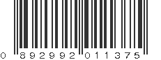UPC 892992011375