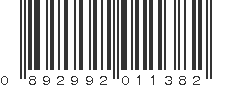 UPC 892992011382
