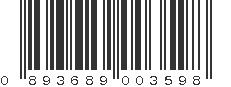 UPC 893689003598
