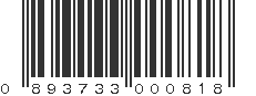 UPC 893733000818