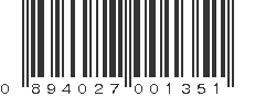 UPC 894027001351