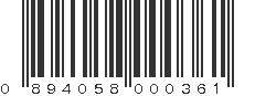 UPC 894058000361