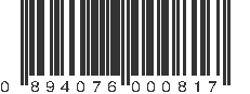 UPC 894076000817