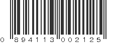 UPC 894113002125