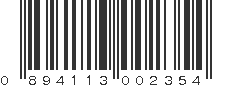 UPC 894113002354