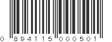 UPC 894115000501